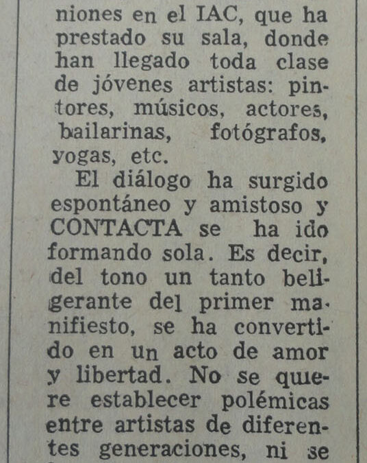 “Contacta”