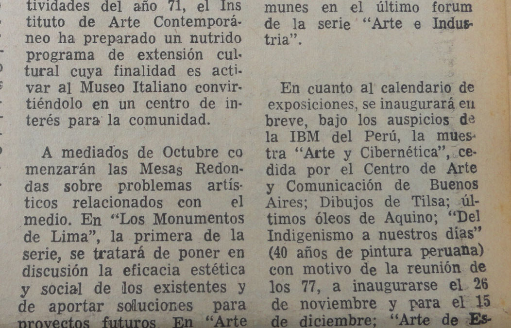 Activa programación del I.A.C.