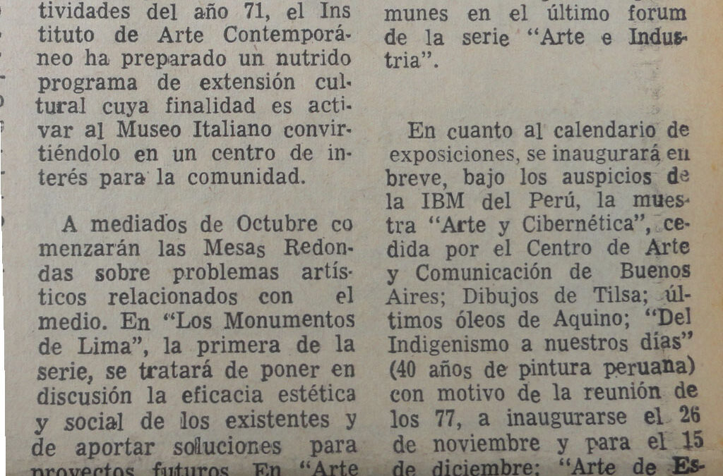 Activa programación del I.A.C.