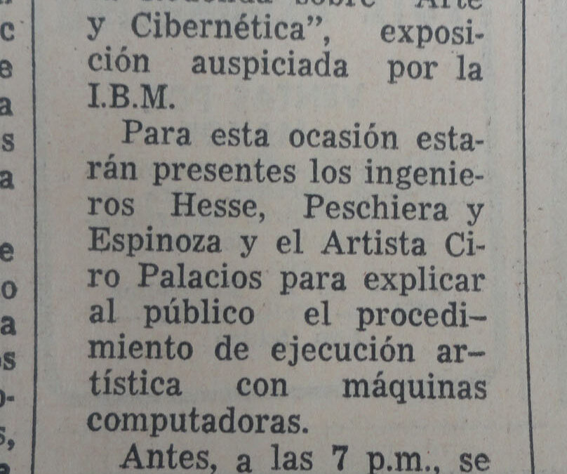 Mesa redonda sobre Arte y Cibernética