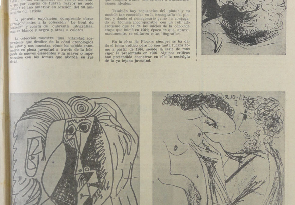 En el IAC, litografías de Picasso