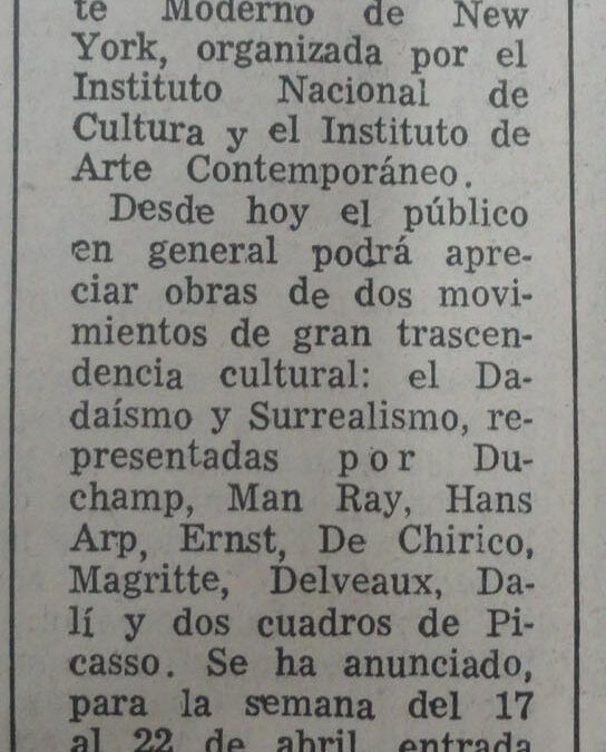 Gran acontecimiento apertura de muestra surrealista en IAC